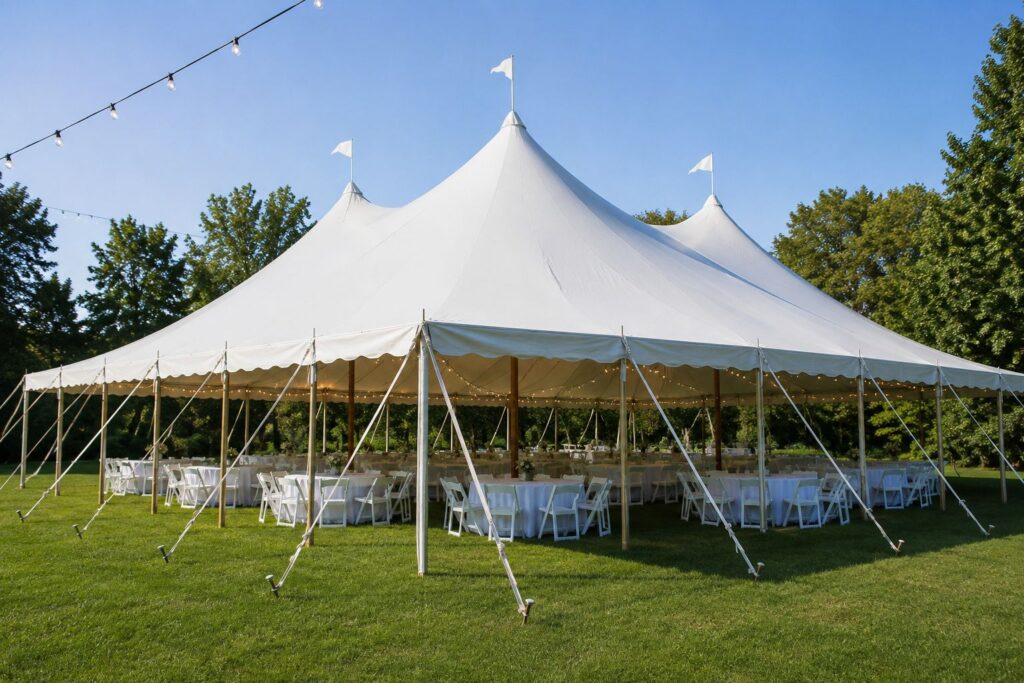 pole tent rentals in new orleans - big easy events